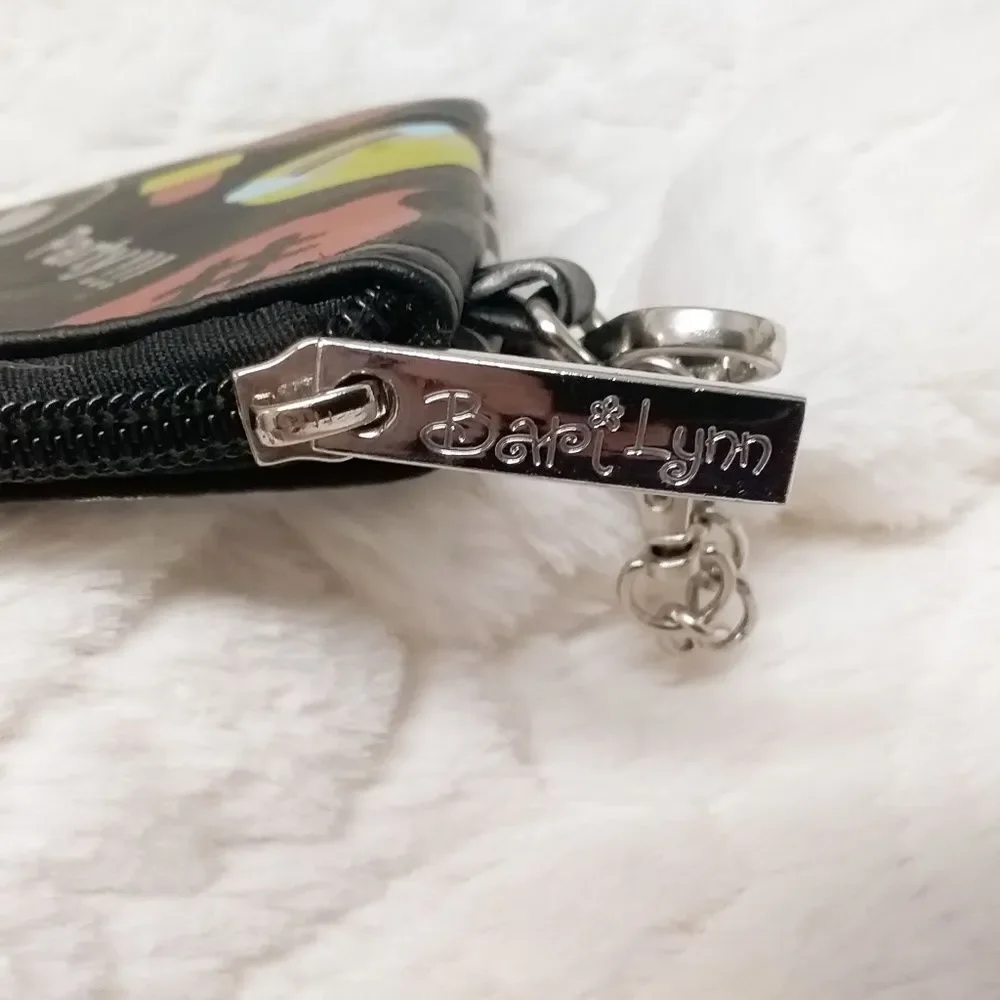 Bari Lynn Purse Convertible Crossbody Wristlet Colorful Emoji and Word Graphics